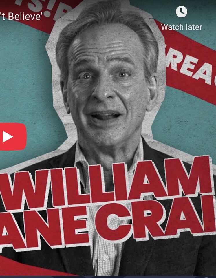 William Lane Reacts to “It’s God’s Fault I Don’t Believe”